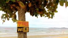 Free WIFI beach